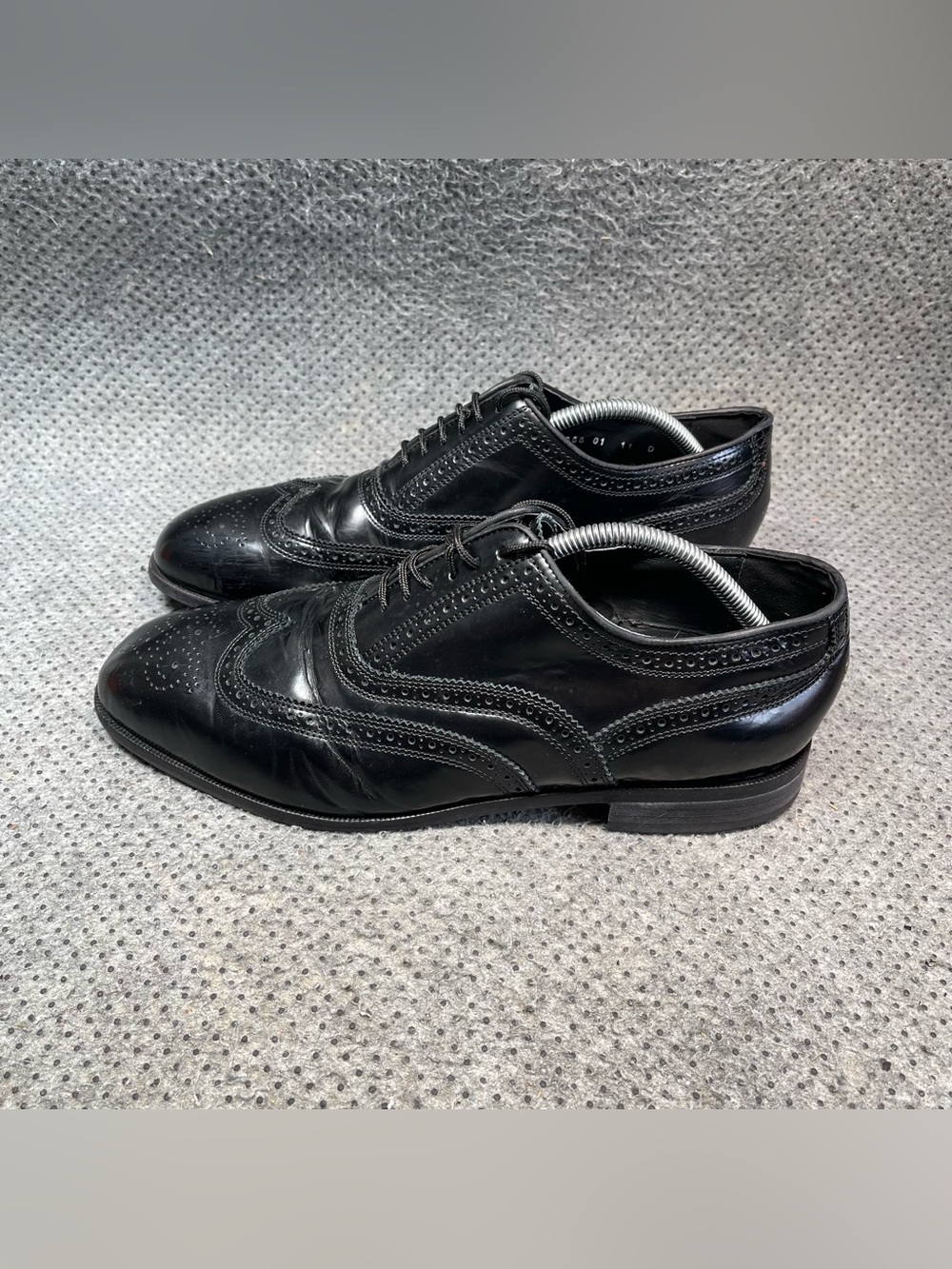 Florsheim Lexington Wingtip Oxford Black Dress Shoes Size 11 Men’s